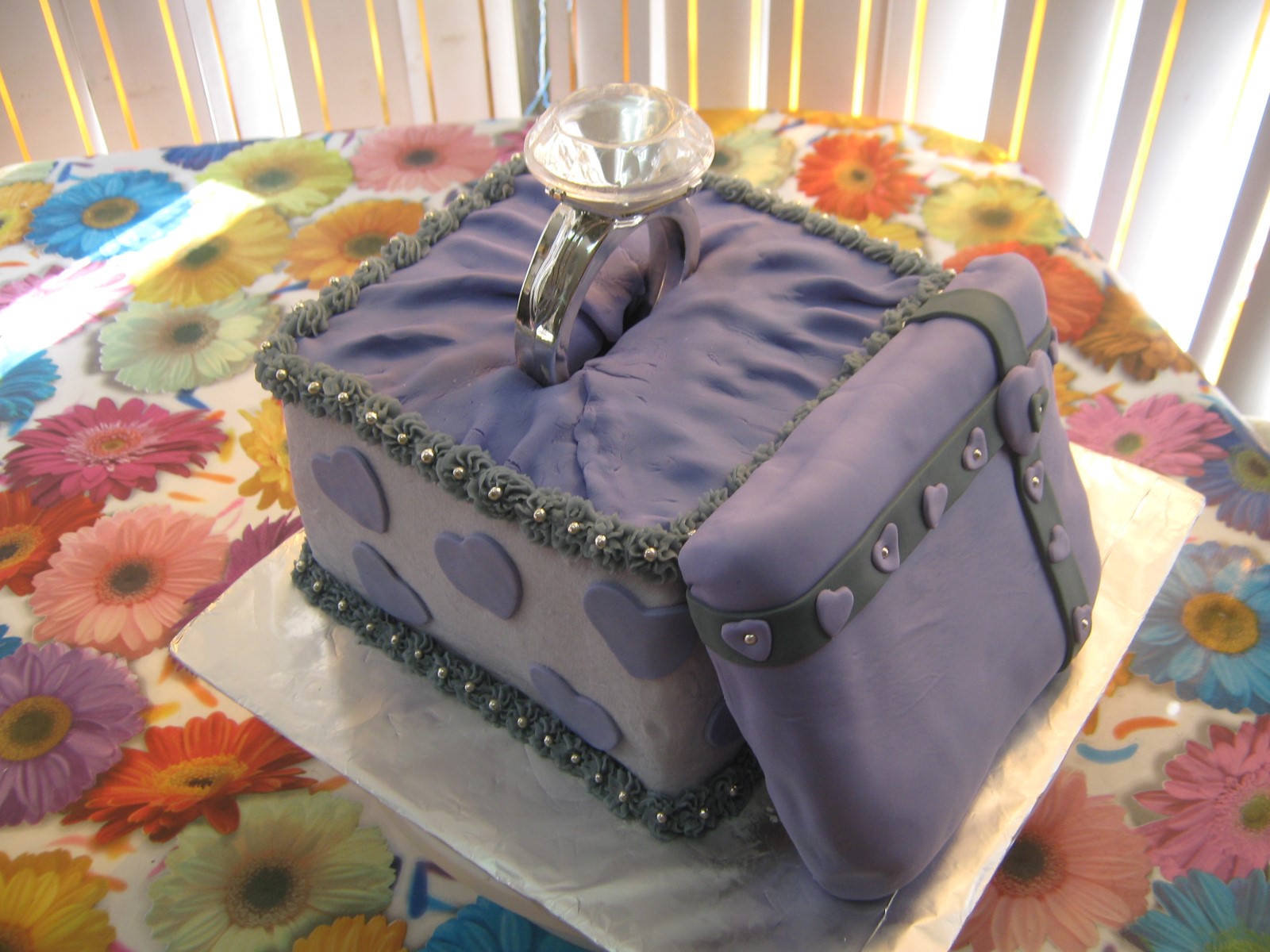 Engagement Ring Cake