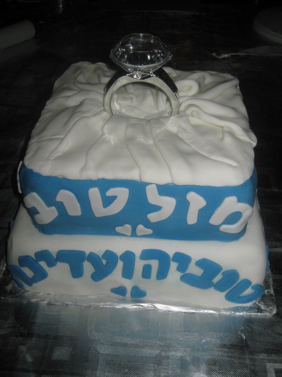 Engagement Ring Cake
